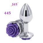 Dop anal din metal Rose Buttplug Small “Rear Assets”