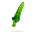 Placă anala din sticlă în formă de ardei „GLASS DILDO”