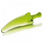 Placă anala din sticlă în formă de ardei „GLASS DILDO” - imagine 5