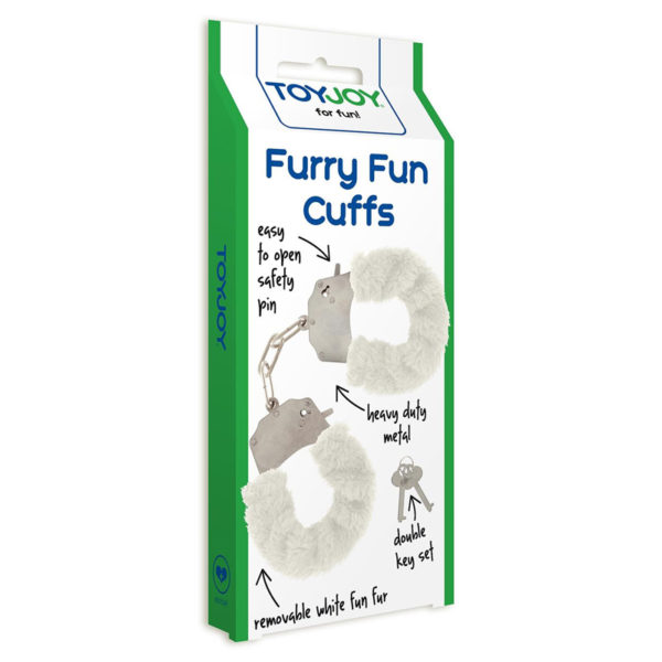Наручники белые Furry Fun "Toy Joy"