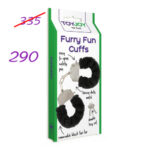 Наручники черные Furry Fun "Toy Joy"