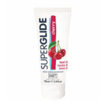 Съедобный лубрикант SuperGlide Cherry на водной основе Hot 75 мл