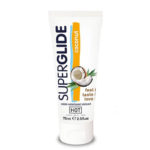 Съедобный лубрикант SuperGlide Coconut на водной основе Hot 75 мл