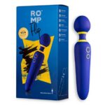 Вибромассажер синий Flip Wand Massager "Romp"