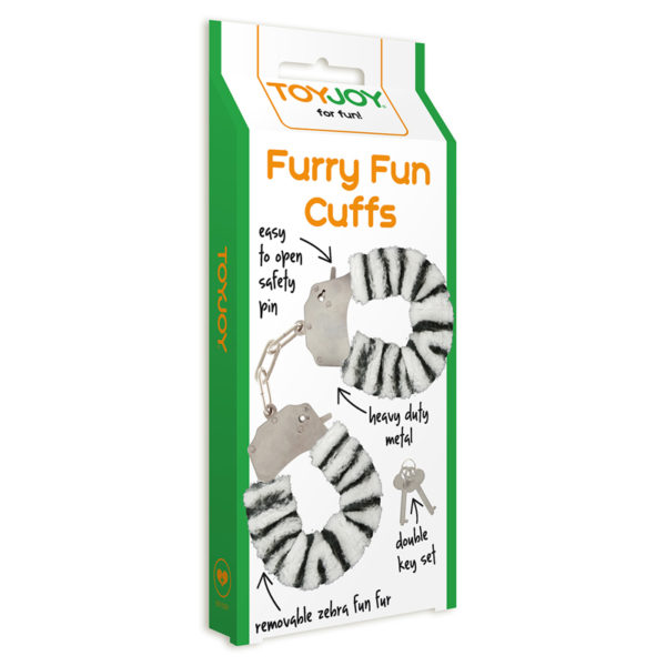 Наручники зебра Furry Fun "Toy Joy"