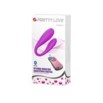 Vibromasajer pentru doi cu opțiunea de control prin smartphone August 12 funcții „Pretty Love”