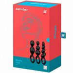 Набор анальных стимуляторов черные Booty Call "Satisfyer"