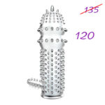 Accesoriu gelat cu vârful închis „Penis Sleeve”