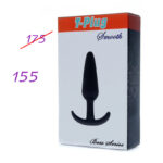 Dop anal negru T-Plug Smooth “Boss Series”