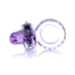 Эрекционное виброкольцо с клиторальной стимуляцией Rabbit Vibro CockRing Purple "Boss Series" — изображение 6