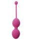 Силиконовые вагинальные шарики Кегеля темно-розовые 32 мм 200 г "Boss Series"