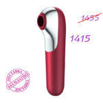 Смарт вибратор и вакуумный стимулятор 2 в 1 Dual Love красный "Satisfyer"