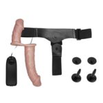 Strapon cu dublă capă și telecomandă Ultra Passionate Harness Dual Vibration “Baile” - imagine 3
