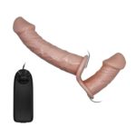 Strapon cu dublă capă și telecomandă Ultra Passionate Harness Dual Vibration “Baile” - imagine 2