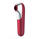 Смарт вибратор и вакуумный стимулятор 2 в 1 Dual Love красный "Satisfyer"