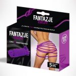 Frânghie pentru bondage violetă Fantazje BDSM Violet 5 m