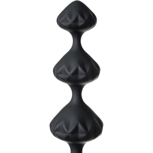 Анальная цепочка из силикона «Beads» черный Satisfyer Анальная цепочка из силикона «Beads» черный Satisfyer - imagine 1