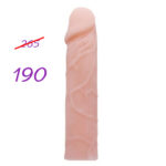Faloimitator cu tijă interioară flexibilă de 19 cm SEXTOY Bendable “Baile”