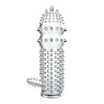Accesoriu gelat cu vârful închis „Penis Sleeve” - imagine 5