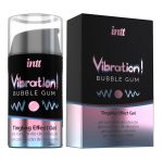 Жидкий вибратор Vibration! Bubble Gum со вкусом и запахом жвачки "Intt" 15 мл