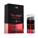Vibrator lichid puternic Vibration! Strawberry “Intt” 15 ml