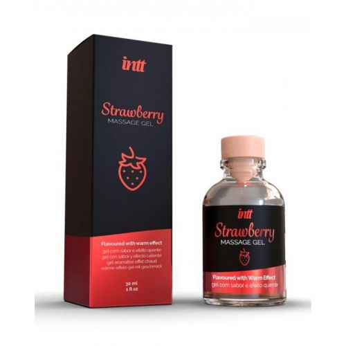 Массажный гель для интимных зон Strawberry Intt 30 мл Gel de masaj pentru zonele intime Strawberry Intt 30 ml - imagine 1