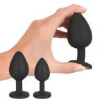 Набор анальных пробок с анальным душем Black Velvet Anal Kit — изображение 3