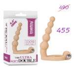 Вибронасадка для двойного проникновения 6.5" The Ultra Soft Bead "LoveToy"