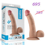 Falus artificial corporal 8.8″ The Ultra Soft Dude “LoveToy”