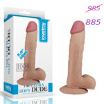 Фаллоимитатор телесный 9" The Ultra Soft Dude "LoveToy"
