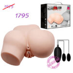 Masturbator - vagină și anus cu vibrație Vagina and Anal „Crazy Bull”