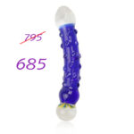 Фаллоимитатор стеклянный 7.5" Glass Romance Blue "LoveToy"
