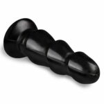 Plug anal – brad Dildo 17 cm “All Black” - imagine 3