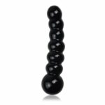 Placa anală-stimulator 6.8″ Glass Romance Black “LoveToy” - imagine 4