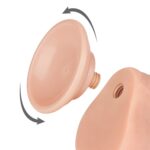 Фаллоимитатор телесный с подвижной текстурой 7'' Sliding Skin Dual Layer Dong Flesh "LoveToy" — изображение 7