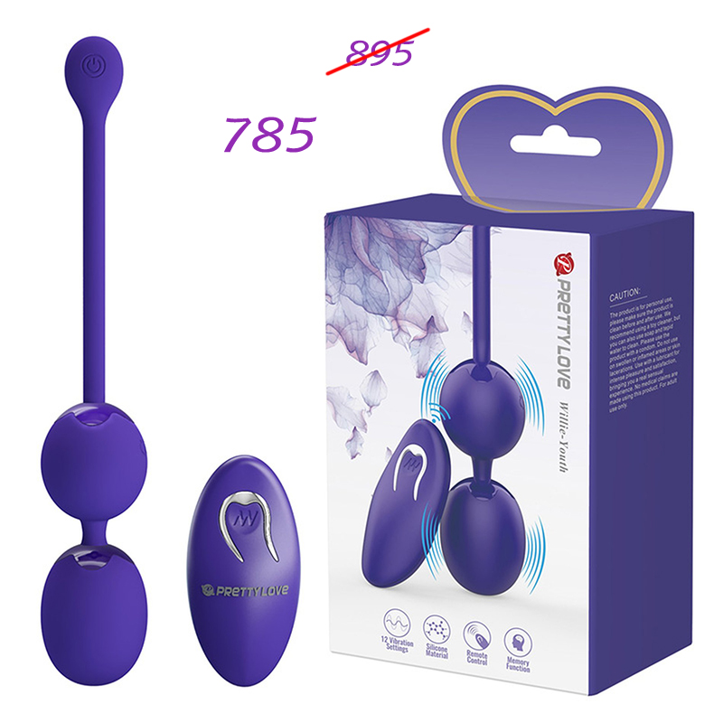 vaginalynie-shariki-s-vibratsiey-i-distantsionnim-pulytom-upravleniya-willie-youth-usb-12-funktsiy-pretty-love-skidka Вагинальные шарики с вибрацией и дистанционным пультом управления Willie Youth USB 12 функций "Pretty Love" — изображение 1