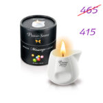 Lumânare de masaj cu aroma de gumă Bubble Gum massage candle "Plaisir Secret" 80 ml