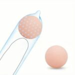 Силиконовый шарик-удлинитель в презерватив для увеличения члена