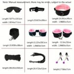 Набор игровой BDSM Bondage Box EroticFantasy черный с красным — изображение 2