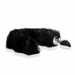 Анальная пробка металлическая с лисьим хвостом Fox Tail Butt Plug "Fantasy"