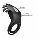 Inel pentru penis cu vibrații Ruben cu 7 funcții USB “Pretty Love” - imagine 3