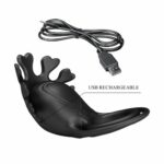 Inel pentru penis cu vibrații Ruben cu 7 funcții USB “Pretty Love” - imagine 4