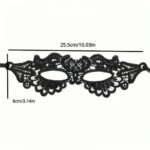 Кружевная маска для эротических игр Royal Mask Black — изображение 3