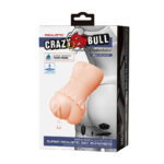 Мастурбатор - вагина 3D из Cyberskin на вибрации самосмазывающаяся "Crazy Bull" NEW — изображение 12