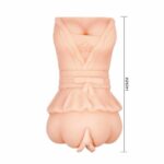 Мастурбатор - вагина 3D из Cyberskin на вибрации самосмазывающаяся "Crazy Bull" NEW — изображение 2