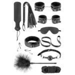 Набор из 10 предметов Bondage Set BDSM Black "Fetish Tentation" — изображение 5