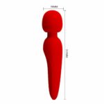 Вибромассажер Meredith Wand Red "Pretty Love" — изображение 3