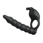 Вибронасадка для двойного проникновения Blackney black USB "Pretty Love" — изображение 6