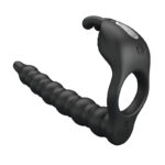 Вибронасадка для двойного проникновения Blackney black USB "Pretty Love" — изображение 7