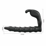 Вибронасадка для двойного проникновения Blackney black USB "Pretty Love" — изображение 4
